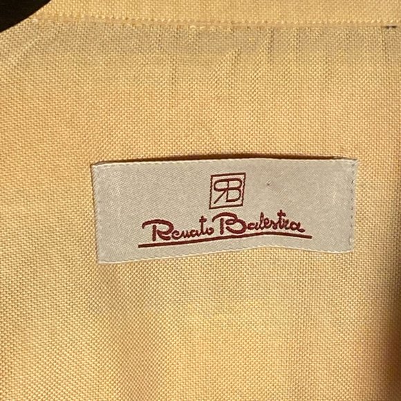 💋 4 FOR $50 /RENATO BALESTRA MEN'S STRIPED BUTTON-DOWN SHIRT (SZ40/15.75") (EUC) - Picture 6 of 9